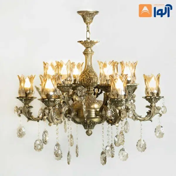 لوستر-آرامیس-بزرگ-۱۲-شعله(1) لوستر آرامیس بزرگ ۱۲ شعله - Image 1