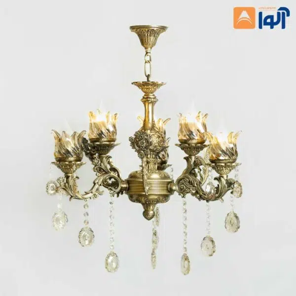 لوستر-آرامیس-کوچک-۶-شعله لوستر آرامیس کوچک ۶ شعله - Image 1