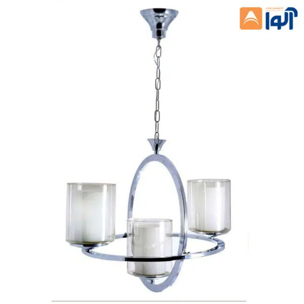 1696686364_51313 لوستر لهستانی 3 شعله مدل دو حلقه - Image 1