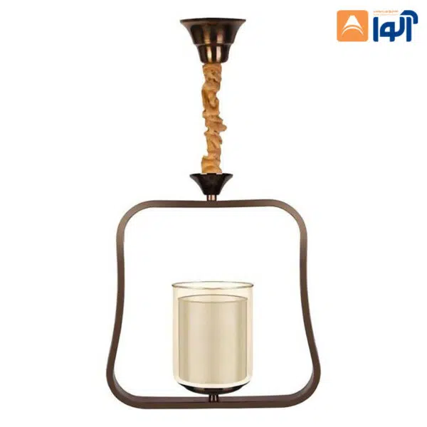 لوستر تک شعله مدل مربعی - Image 1