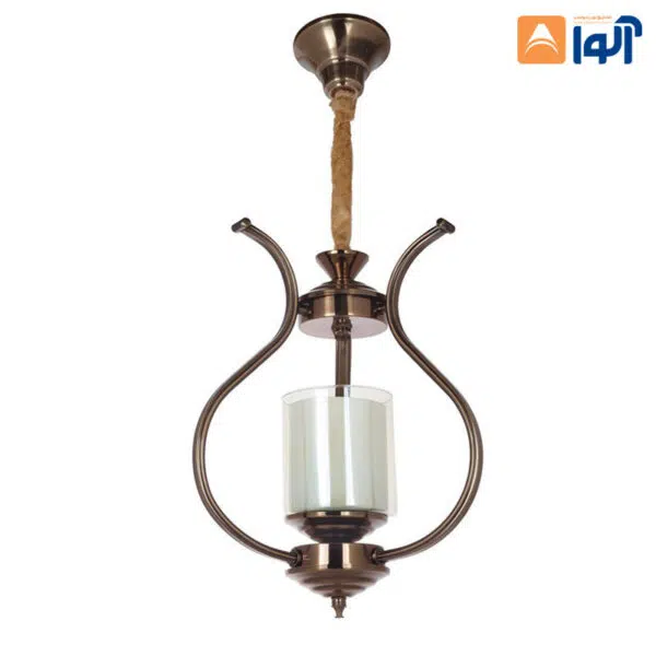 1731736715_79082 لوستر لهستانی تک شعله مدل غنچه - Image 1