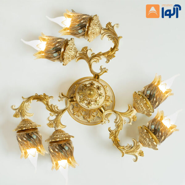 3051-1-scaled لوستر سقفی آرامیس ۶ شعله فورتیک - Image 1