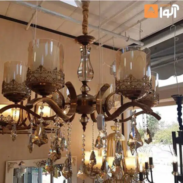 لوستر لهستانی مدل مرغابی  تک دوبل خوابیده - Image 1